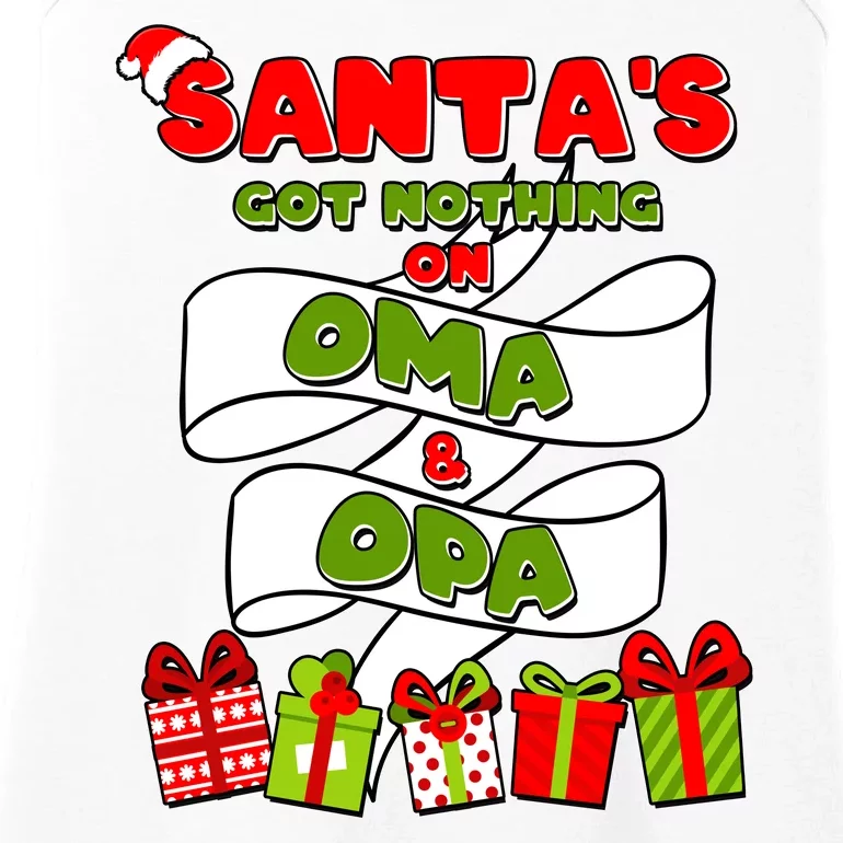 Funny Christmas Santas Got Nothing On Oma And Opa Ladies Essential Tank