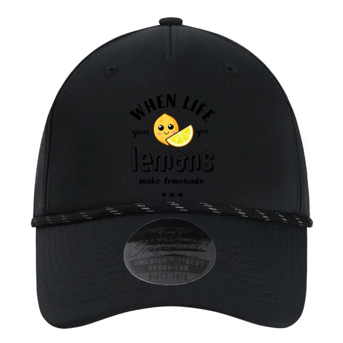 Funny Cool Summer When Life Gives You Lemons Make Lemonade Great Gift Performance The Dyno Cap