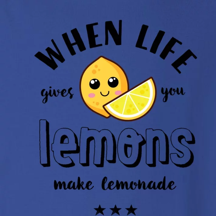 Funny Cool Summer When Life Gives You Lemons Make Lemonade Great Gift Toddler Long Sleeve Shirt