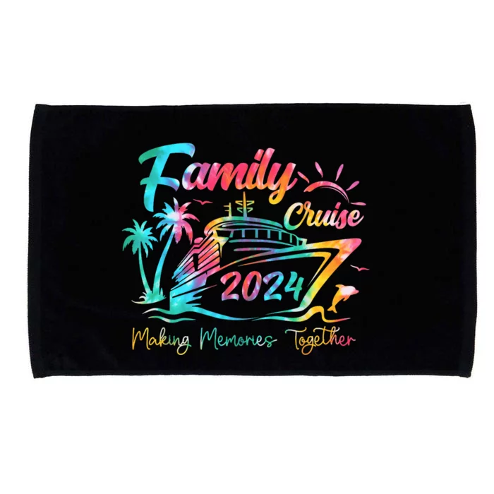 Family Cruise Shirt 2024 Vacation Making Memories Together Microfiber Hand Towel