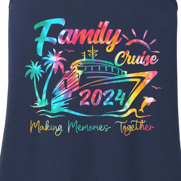 Family Cruise Shirt 2024 Vacation Making Memories Together Ladies Essential Tank