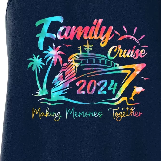 Family Cruise Shirt 2024 Vacation Making Memories Together Women's Racerback Tank