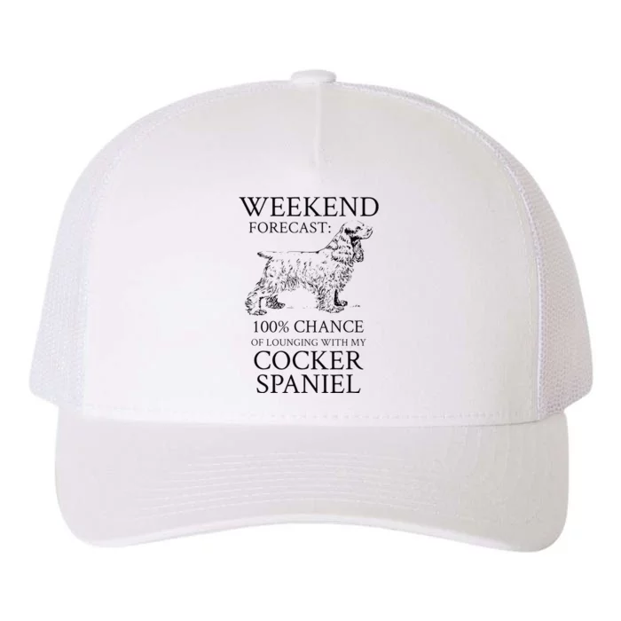 Funny Cocker Spaniel Dog Yupoong Adult 5-Panel Trucker Hat