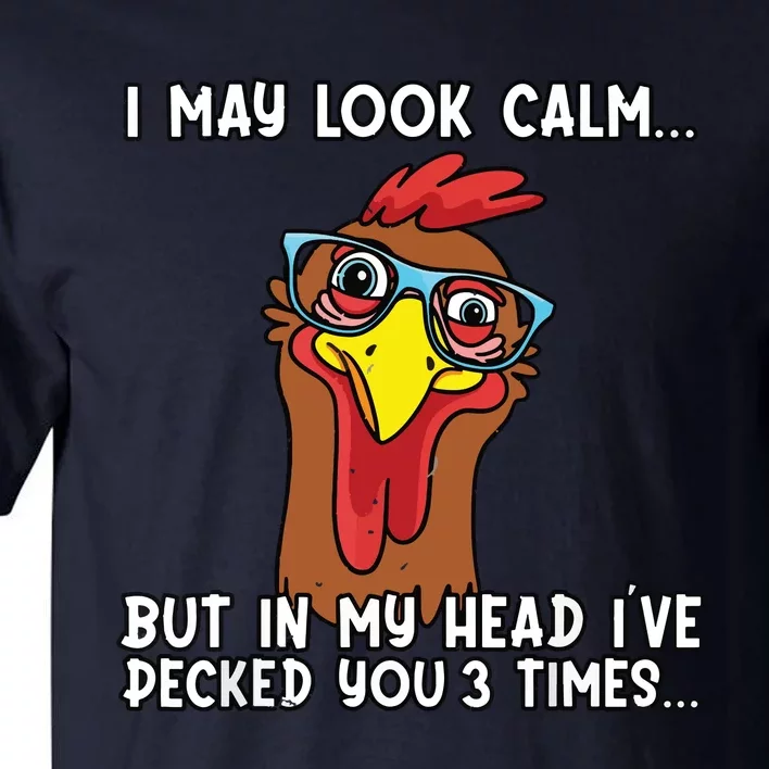 Funny Chicken Shirts Funny Farmer Chicken Mom Tall T-Shirt