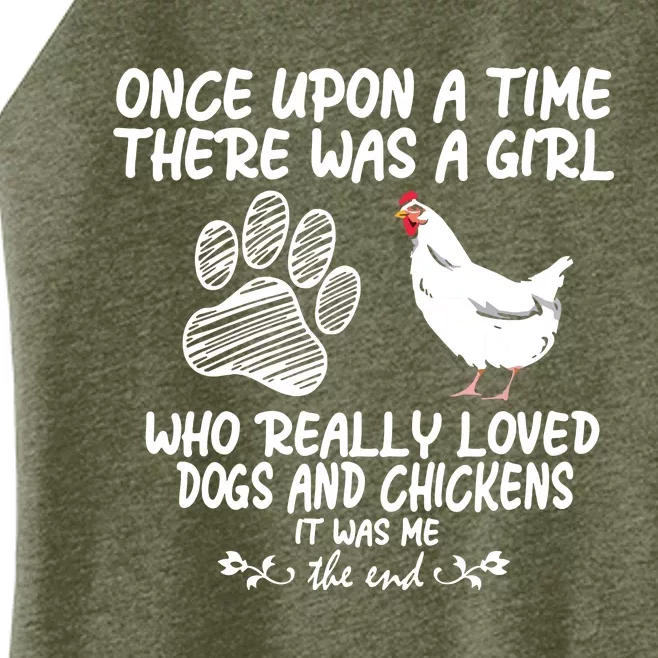 Funny Chicken Shirts For Women Funny Dog Tee Farmer Women’s Perfect Tri Rocker Tank