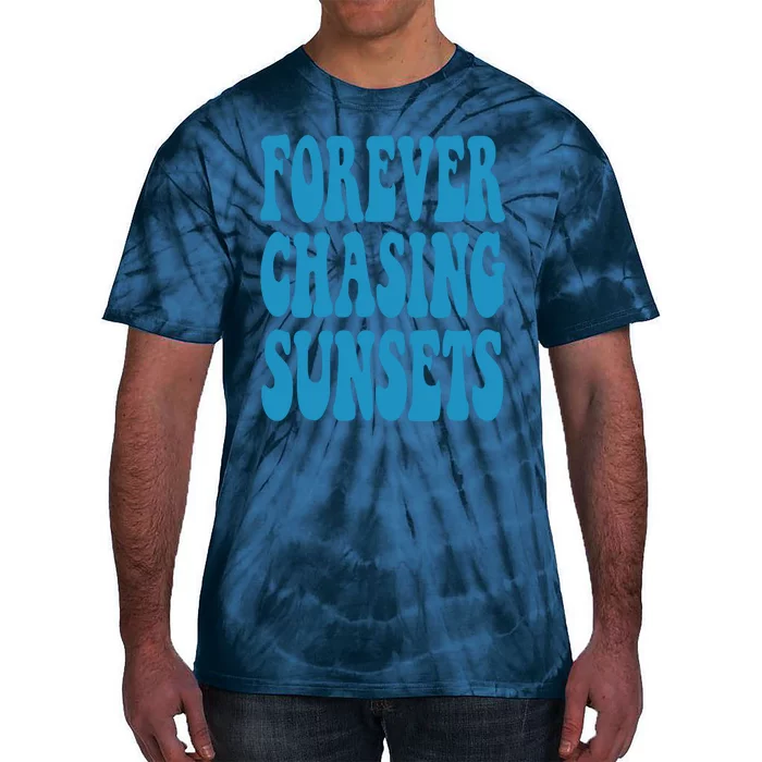 Forever Chasing Sunsets Retro Summer Tie-Dye T-Shirt