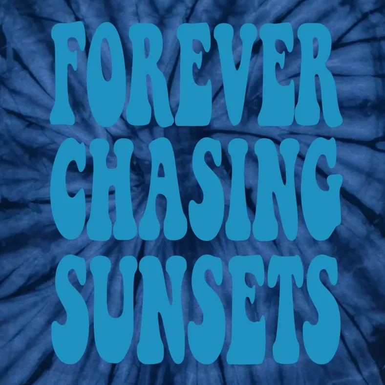 Forever Chasing Sunsets Retro Summer Tie-Dye T-Shirt