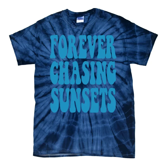 Forever Chasing Sunsets Retro Summer Tie-Dye T-Shirt