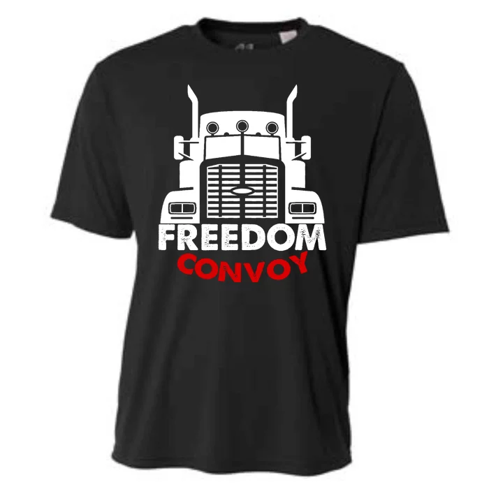 Freedom Convoy Support Truckers Cooling Performance Crew T-Shirt