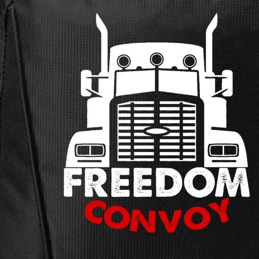 Freedom Convoy Support Truckers City Backpack