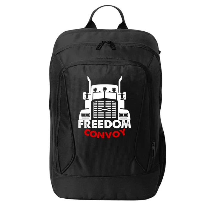 Freedom Convoy Support Truckers City Backpack