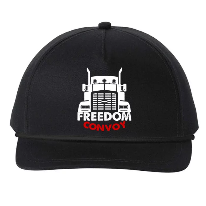 Freedom Convoy Support Truckers Snapback Five-Panel Rope Hat