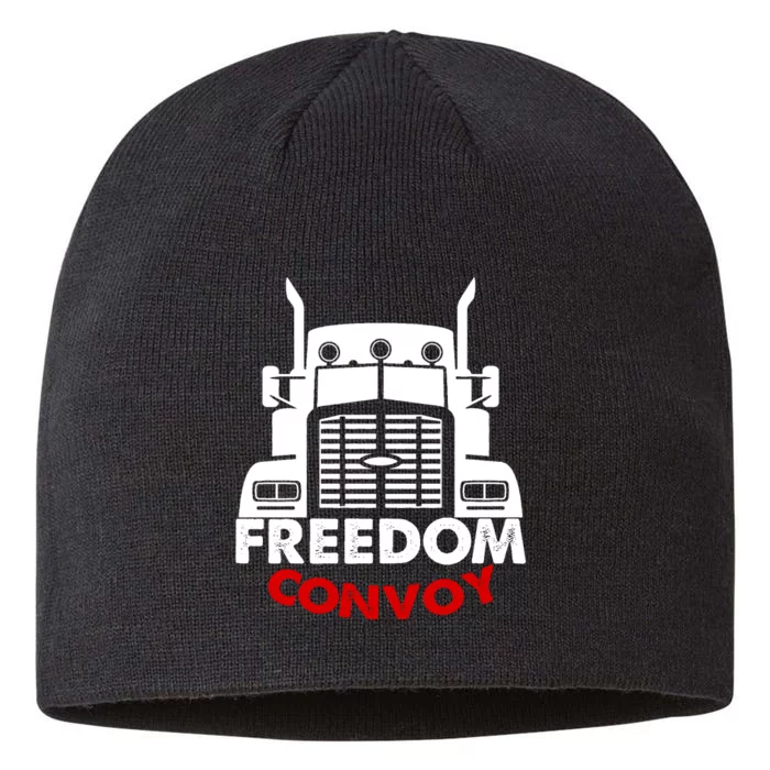 Freedom Convoy Support Truckers 8 1/2in Sustainable Knit Beanie