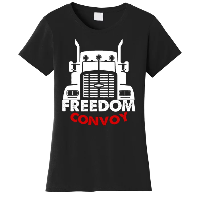 Freedom Convoy Support Truckers Women's T-Shirt