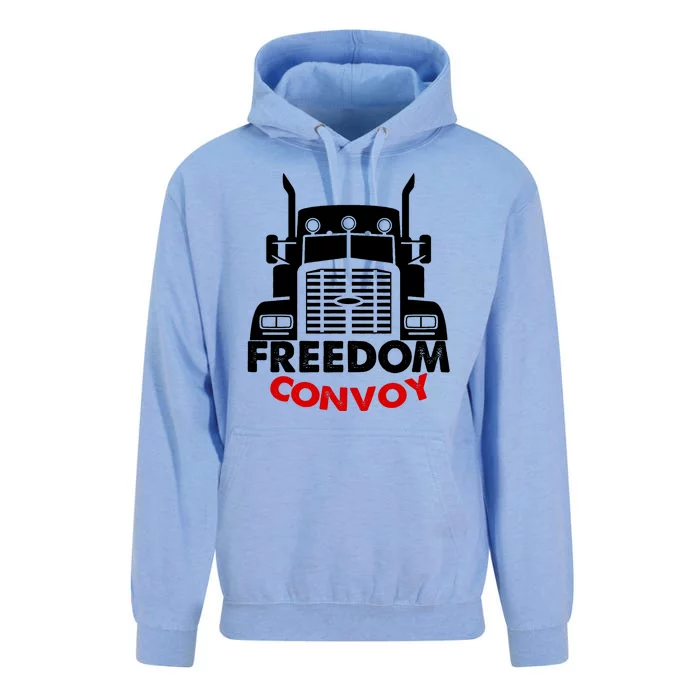 Freedom Convoy Support Truckers Unisex Surf Hoodie