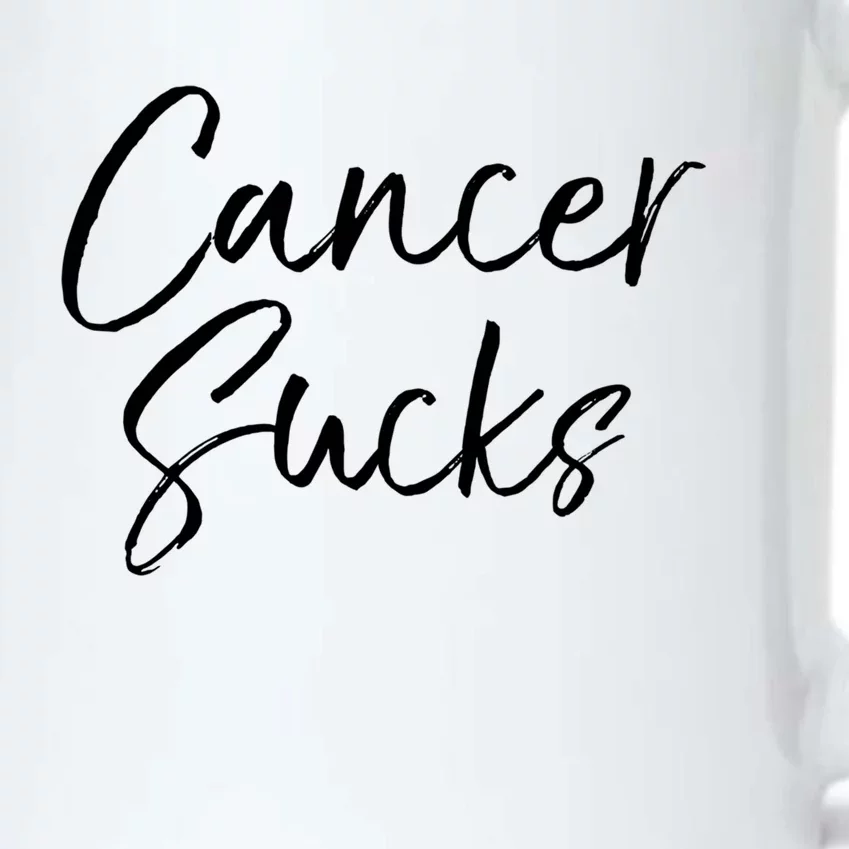 Funny Cancer Sucks Gift For Treatt Cute Cancer Sucks Cool Gift Black Color Changing Mug