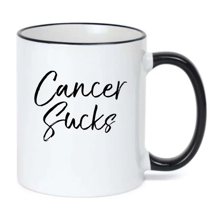 Funny Cancer Sucks Gift For Treatt Cute Cancer Sucks Cool Gift Black Color Changing Mug