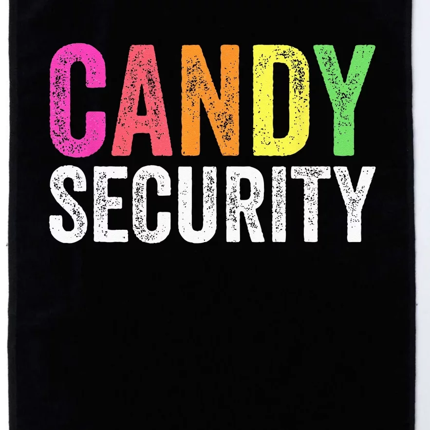 Funny Candy Security Halloween Costume Platinum Collection Golf Towel