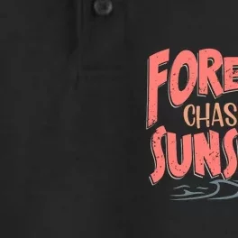 Forever Chasing Sunsets Dry Zone Grid Performance Polo