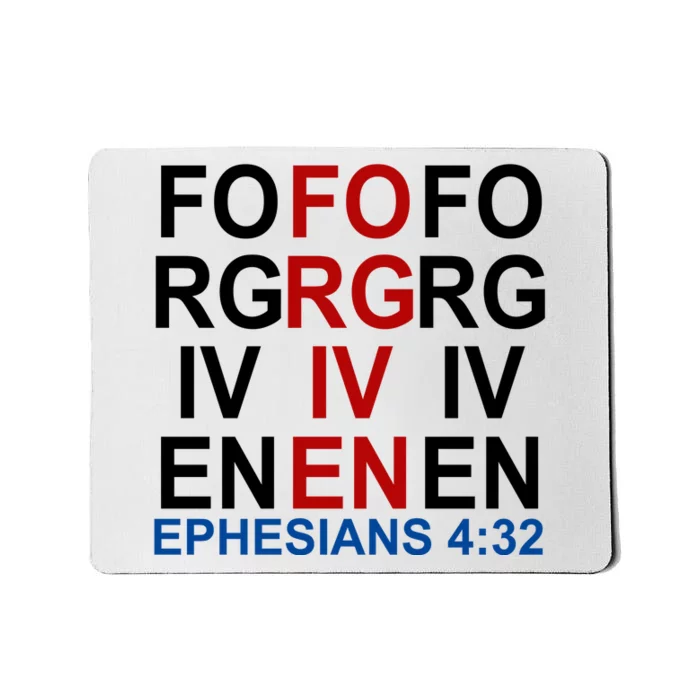 Forgiven Christian Saying Mousepad