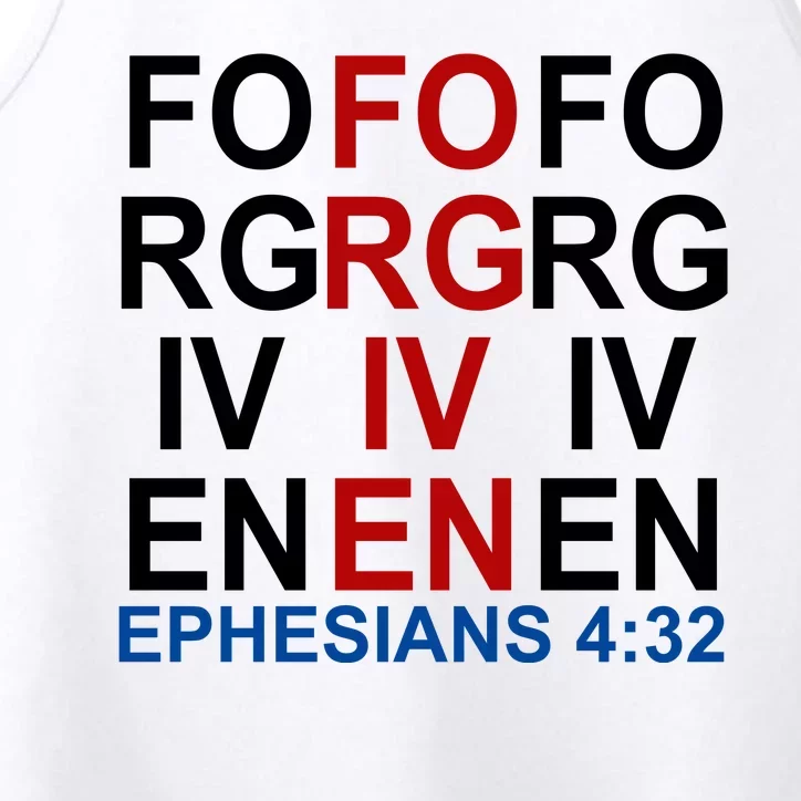 Forgiven Christian Saying Performance Tank