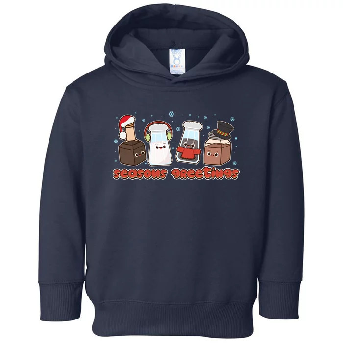 Funny Christmas Seasons Greeting Toddler Hoodie