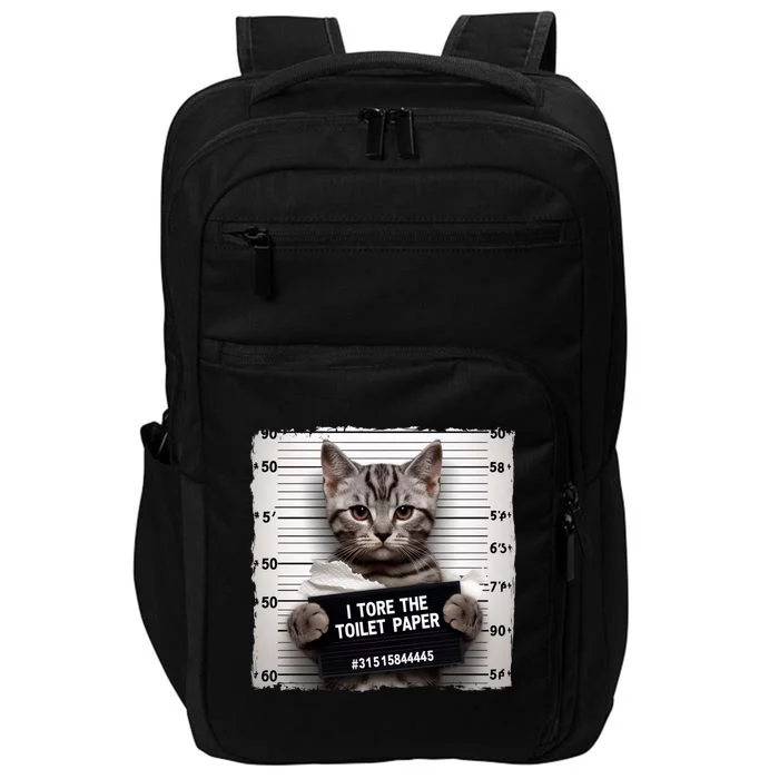 Funny Cat Sarcastic Kitten Animal Humor Cat Cool Gift Impact Tech Backpack