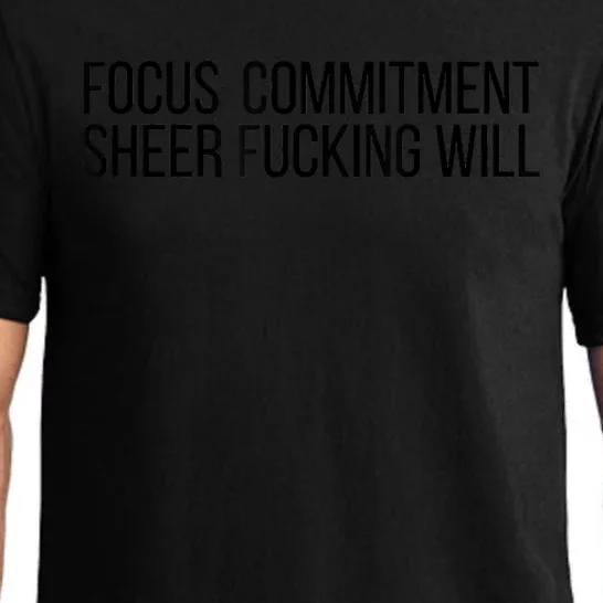 Focus Commitment Sheer Will Pajama Set