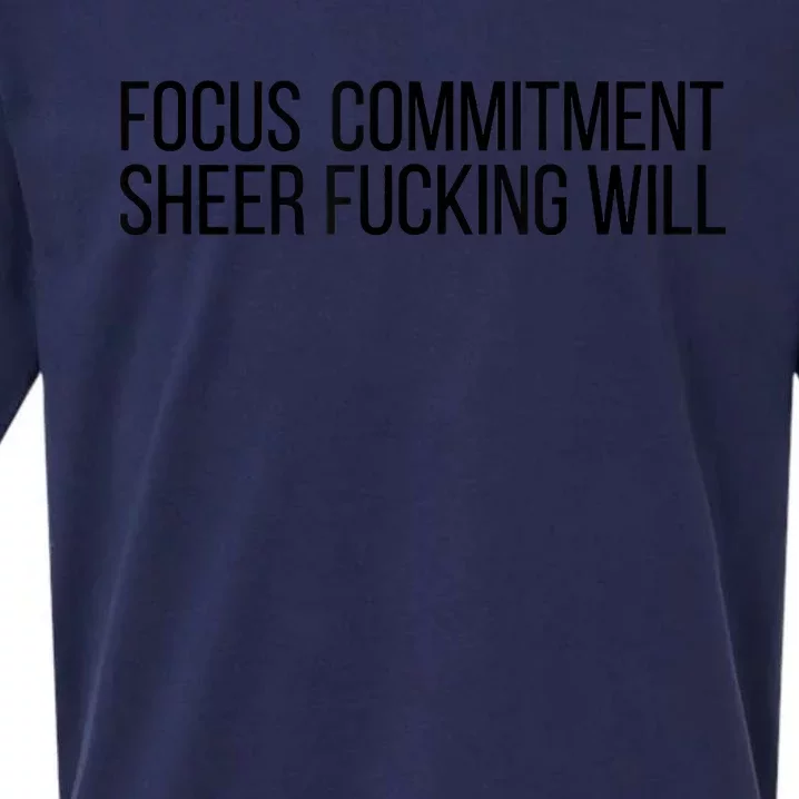 Focus Commitment Sheer Will Sueded Cloud Jersey T-Shirt