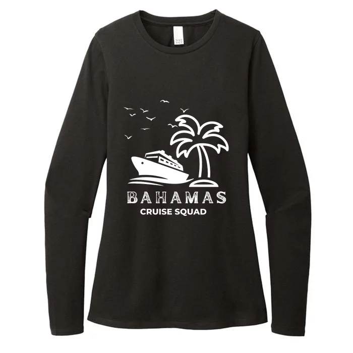 Family Cruise Squad Bahamas 2024 Summer Matching Vacation Womens CVC Long Sleeve Shirt