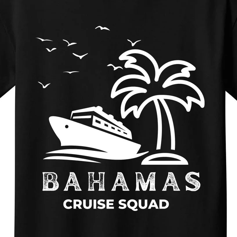 Family Cruise Squad Bahamas 2024 Summer Matching Vacation Kids T-Shirt