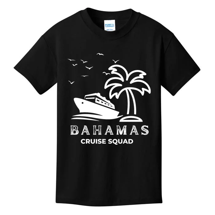 Family Cruise Squad Bahamas 2024 Summer Matching Vacation Kids T-Shirt