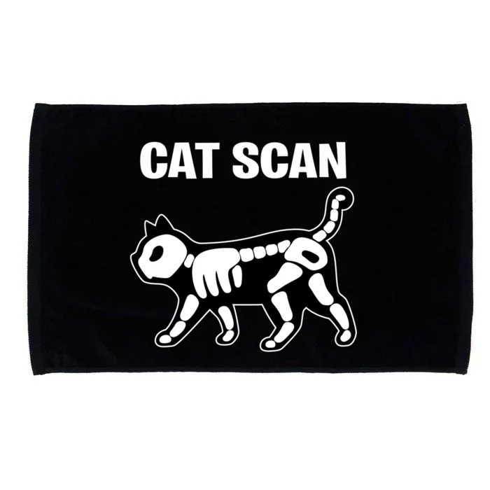 Funny Cat Scan Ct Scan Cat Xgiftray Pun Sarcastic Rad Tech Gift Meaningful Gift Microfiber Hand Towel