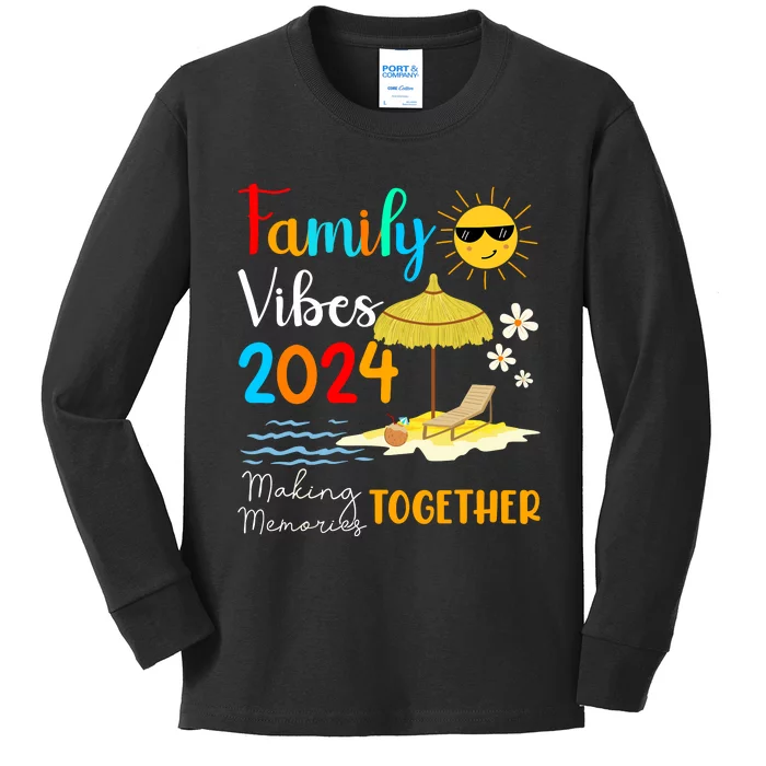 Family Cruise Ship Vacation Trip 2024 Family Cruise Matching Kids Long Sleeve Shirt