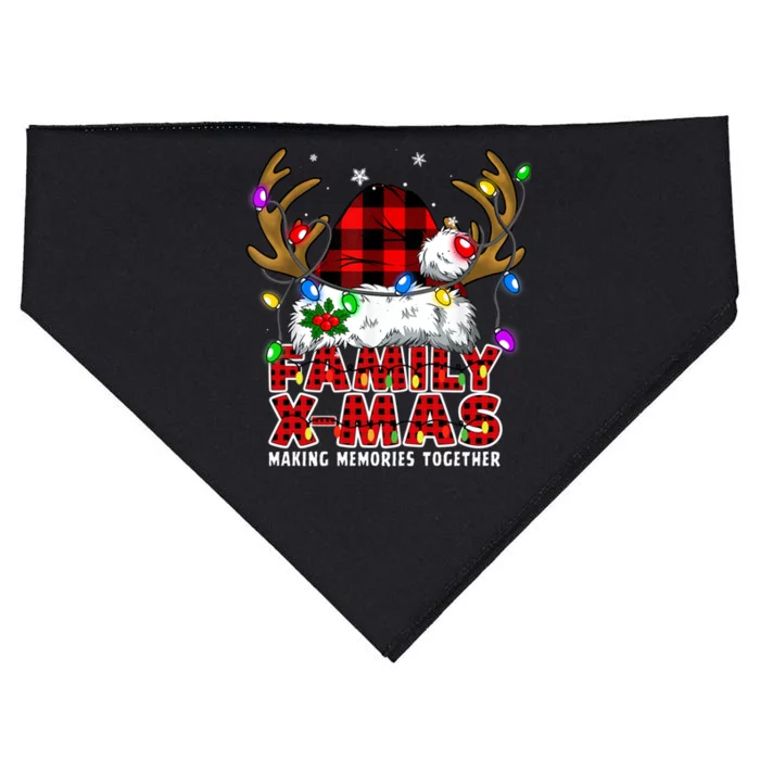 Family Christmas Squad Matching Pajamas Team Santa Cute Gift USA-Made Doggie Bandana