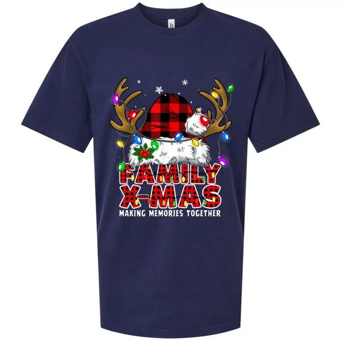 Family Christmas Squad Matching Pajamas Team Santa Cute Gift Sueded Cloud Jersey T-Shirt