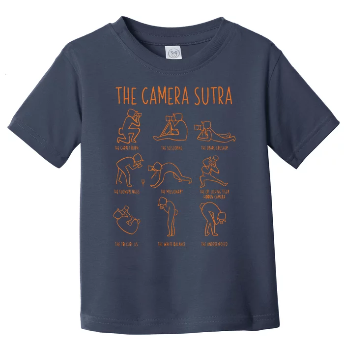 Funny Camera Sutra Photographer Photography Gift Men Women Toddler T-Shirt