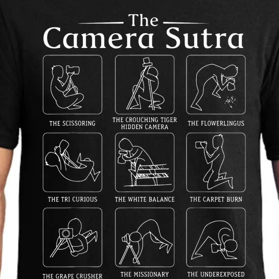 Funny Camera Sutra Photographer Photography Gift Men Women Pajama Set