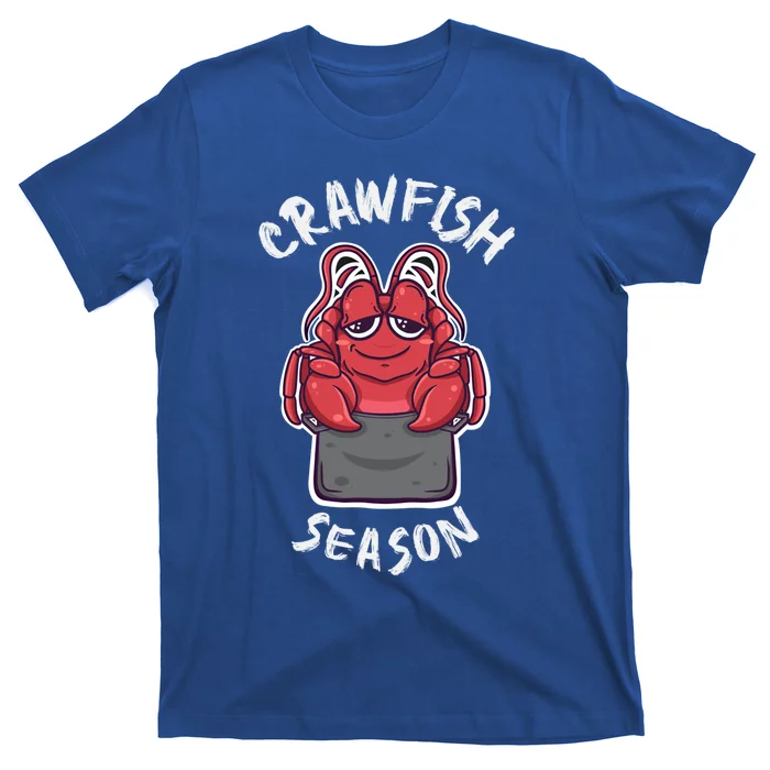 Funny Crawfish Season Kawaii Crawfish Boil Cajun Crayfish Funny Gift T-Shirt