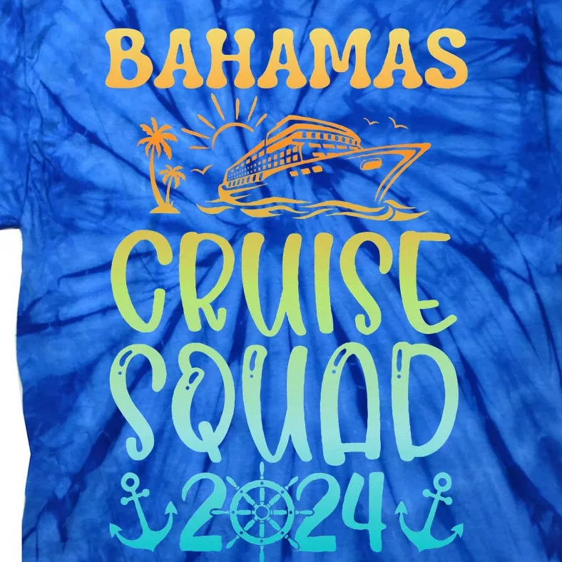 Family Cruise Squad Bahamas 2024 Summer Matching Vacation Tie-Dye T-Shirt