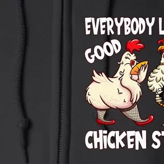 Funny Chicken Strip Saying For Men And Women Adult Humor Full Zip Hoodie