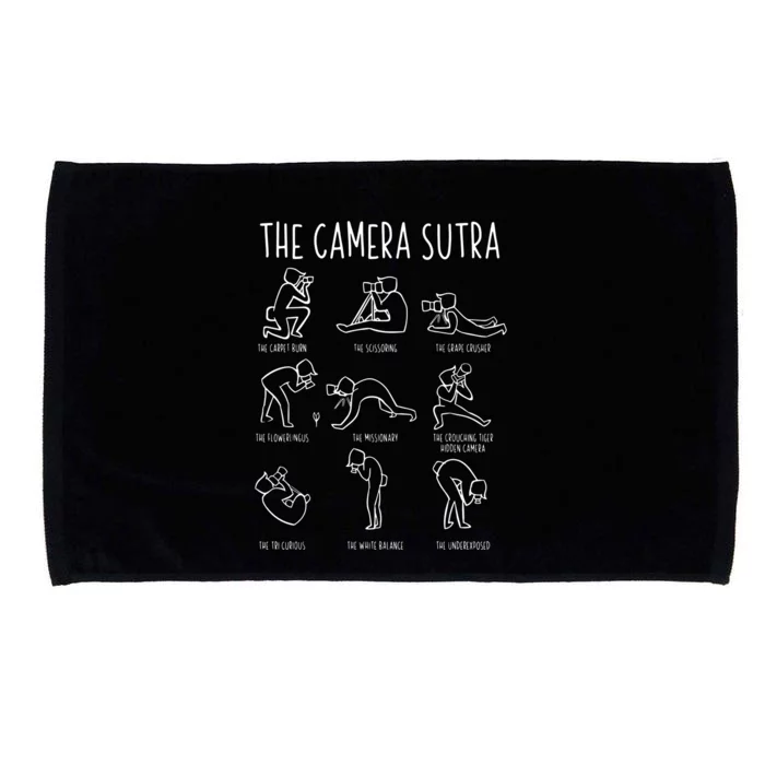 Funny Camera Sutra Photographer Photography Gift Men Women Microfiber Hand Towel