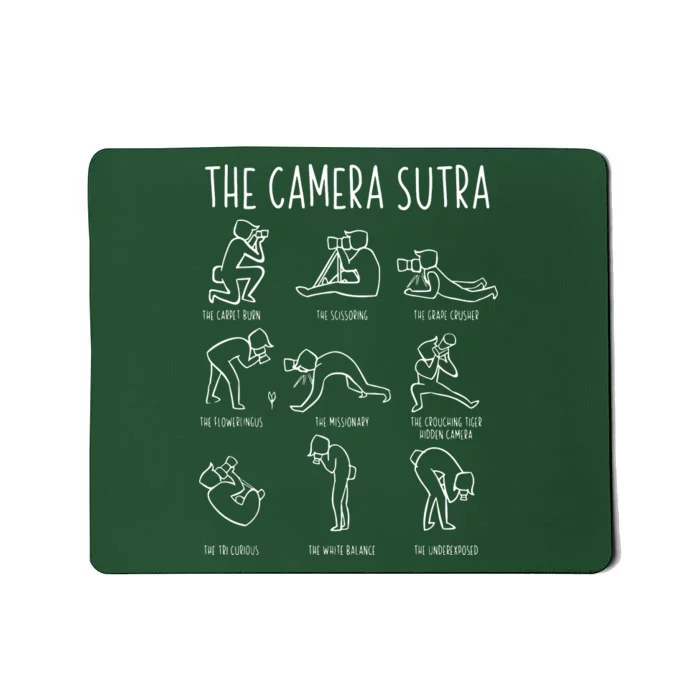 Funny Camera Sutra Photographer Photography Gift Men Women Mousepad