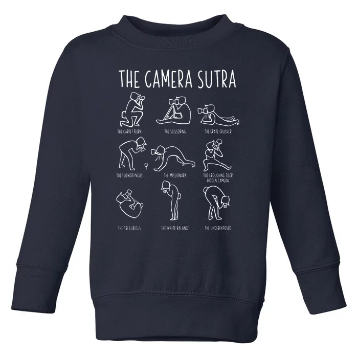 Funny Camera Sutra Photographer Photography Gift Men Women Toddler Sweatshirt