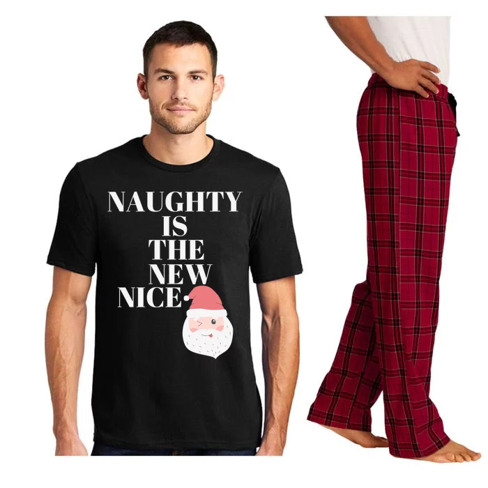 Funny Christmas Santa Naughty Is The New Nice Gift Pajama Set