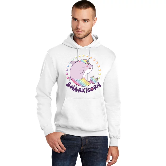 Funny Cute Sharkicorn Shark Unicorn Hoodie