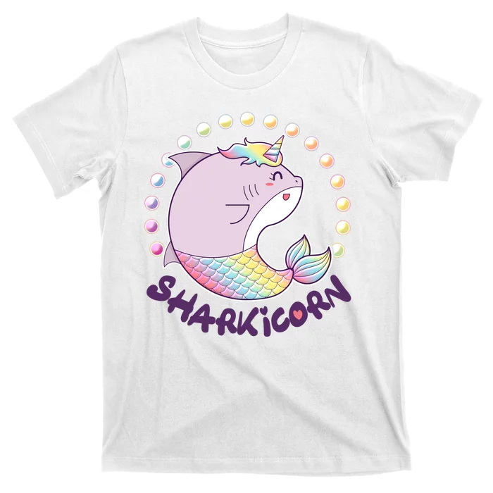 Funny Cute Sharkicorn Shark Unicorn T-Shirt