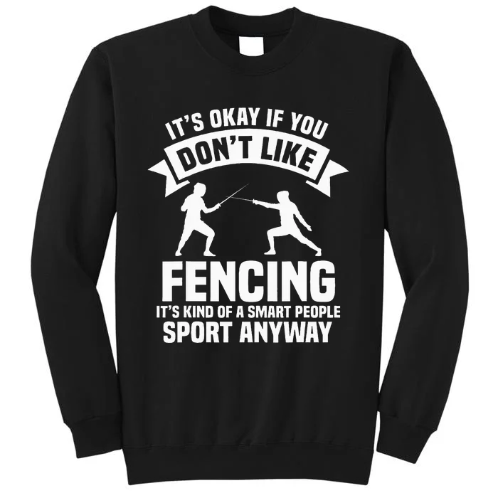 Fencing Combat Sport Fence Foil Epee Sabre Sword Fencer Sweatshirt