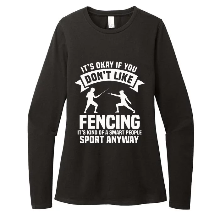 Fencing Combat Sport Fence Foil Epee Sabre Sword Fencer Womens CVC Long Sleeve Shirt