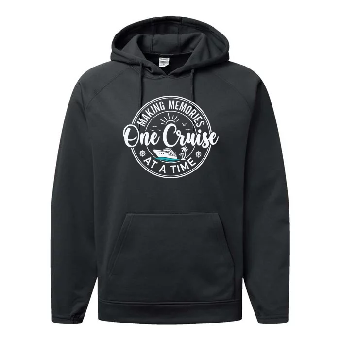 Family Cruise Shirp , Cruising Trip Performance Fleece Hoodie